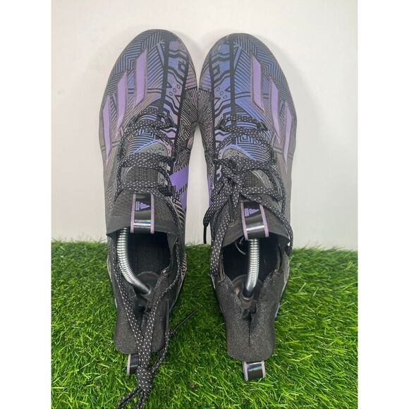 Adidas Adizero Football Cleats Black Purple Blue Men’s Size 10.5 Lightweight main image 7